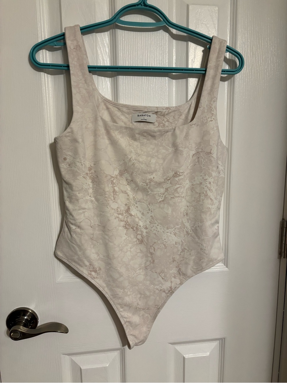 Babaton Womens Cream Marble One-Piece